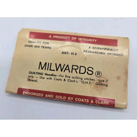 Vintage Sewing Notions Lot 1950s Needles Snap Grip Fastener Hook Eye Loop Singer - Picture 8 of 14